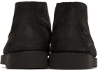 Engineered Garments Black Sebago Edition Overlap Chukka Boots