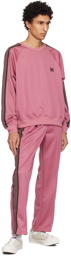 NEEDLES Pink Drawstring Track Pants