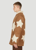 Shearling Star Jacket in Brown