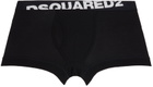 Dsquared2 Two-Pack Black Basic Boxer Briefs