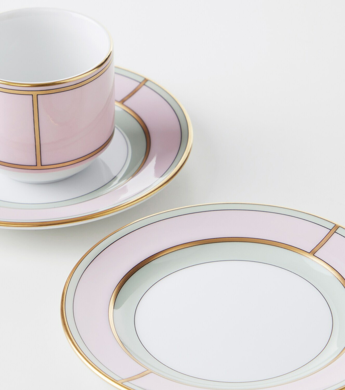 Ginori 1735 Diva set of 2 espresso cups and saucers