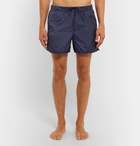 Acne Studios - Perry Checked Mid-Length Swim Shorts - Navy