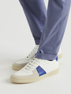 Paul Smith - Harkin Suede-Trimmed Leather Sneakers - White