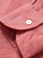 Drake's - Linen Shirt - Pink