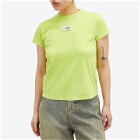 MM6 Maison Margiela Women's Baby Logo T-Shirt in Neon Green