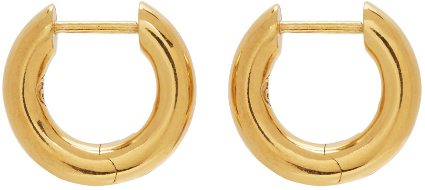 All Blues Gold Almost Earrings