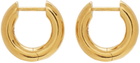 All Blues Gold Almost Earrings