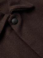 Monitaly - Jute Belted Alpaca-Blend Coat - Brown