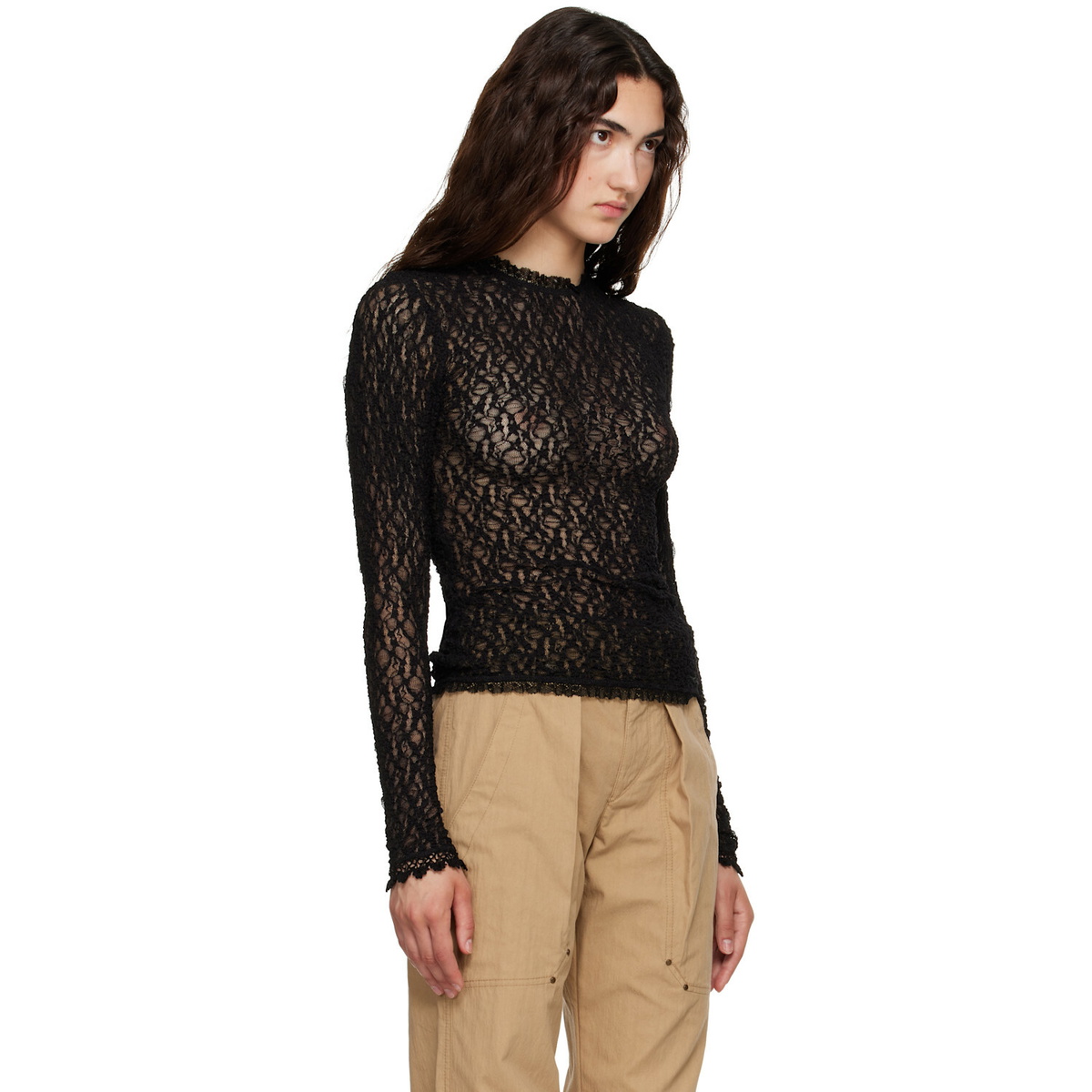 Isabel Marant Black Brany Top