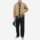 Wood Wood Men's Avenir Gradient Check Overshirt in Green Check