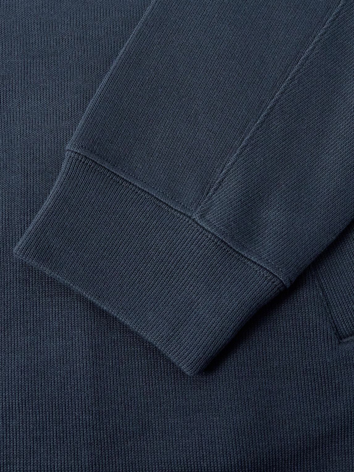 Mr P. - Cotton Zip-Up Sweatshirt - Blue