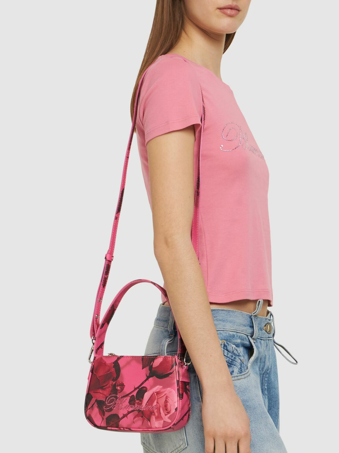 BLUMARINE - St. Rose Napa Leather Top Handle Bag Blumarine