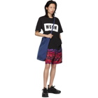 MSGM Multicolor Graphic Shorts