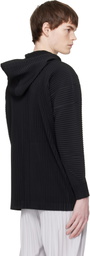 HOMME PLISSÉ ISSEY MIYAKE Black Monthly Colors February Hoodie