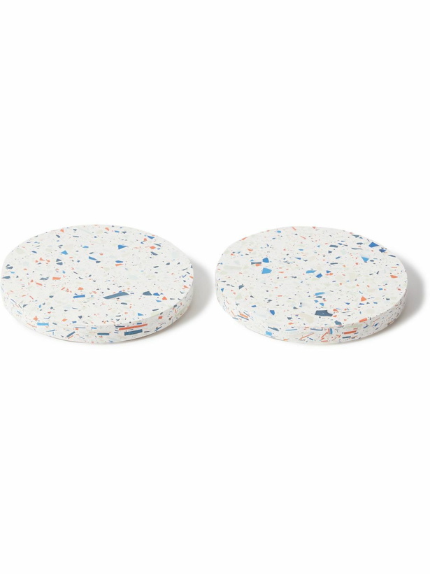 Photo: Katie Gillies - Set of Two Marble-Effect Jesmonite Coasters