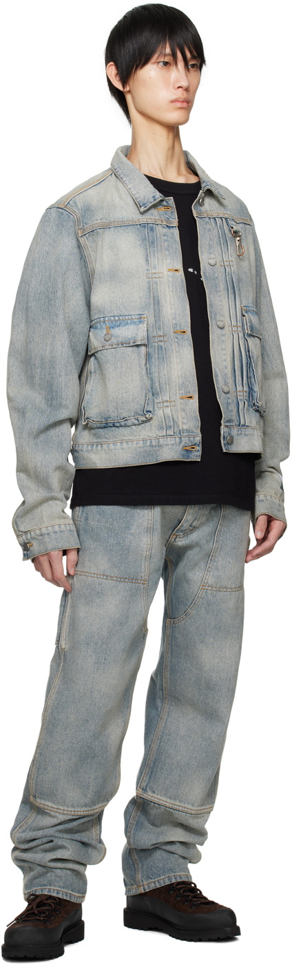 Reese Cooper Blue Double Knee Jeans