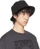 Acne Studios Black Buko Face Bucket Hat