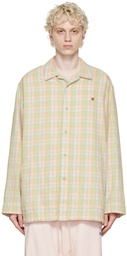 Acne Studios Orange Checkered Shirt