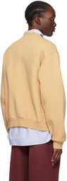 Acne Studios Tan Crewneck Sweatshirt