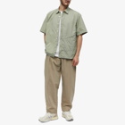 FrizmWORKS Men's Nyco String Short Sleeve Shirt in Light Khaki