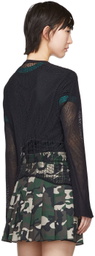 Marc Jacobs Heaven Black Cotton Sweater
