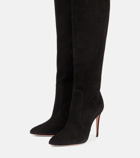 Aquazzura Liaison suede over-the-knee boots