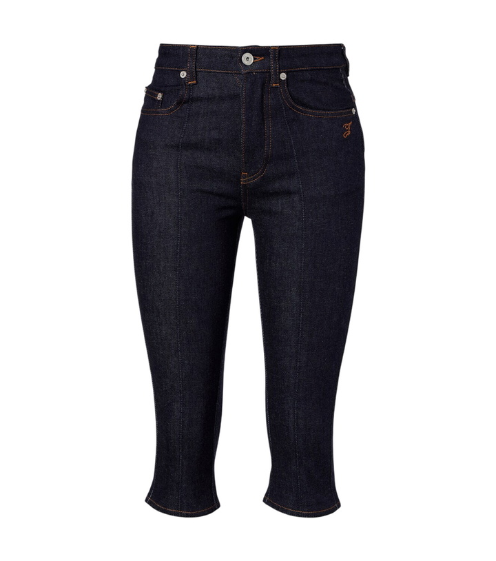 Photo: Jacquemus Logo capri jeans