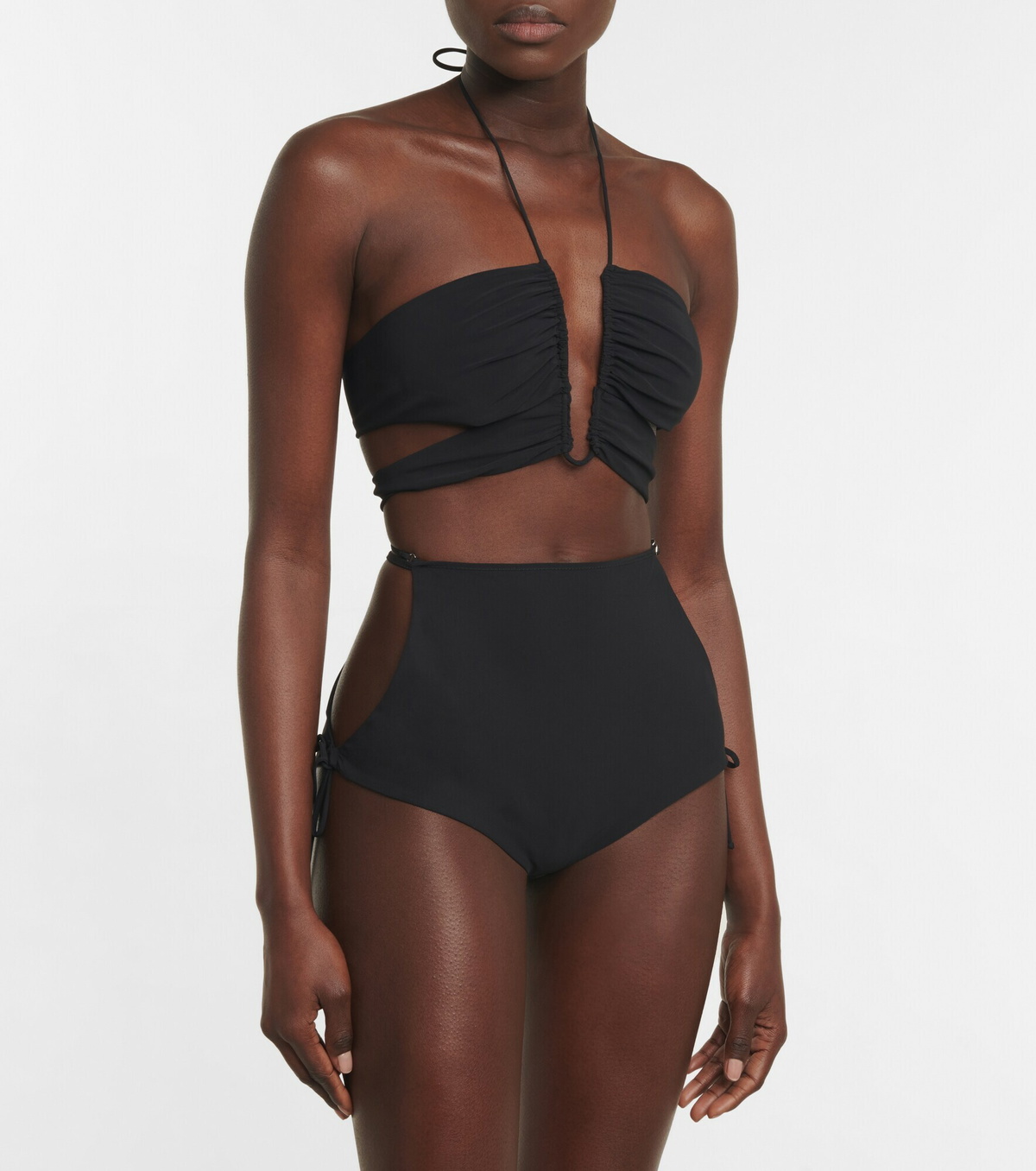 Nensi Dojaka - Cutout high-rise shorts Nensi Dojaka