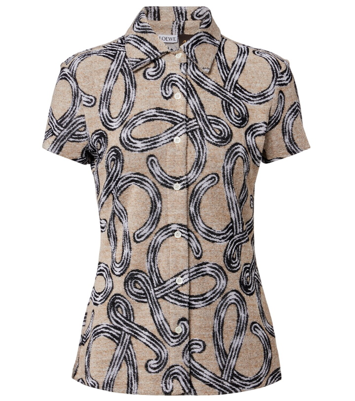 Photo: Loewe Paula's Ibiza Anagram cotton-blend shirt