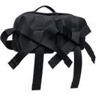Simone Rocha Black Beaded Classic Bow Crossbody Bag