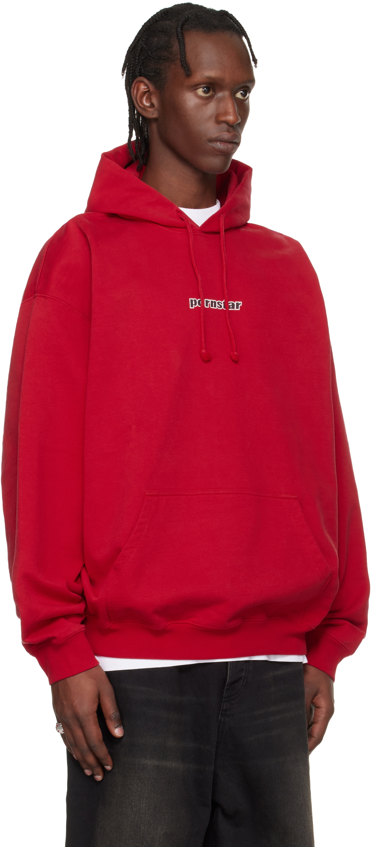 VETEMENTS Red 'Pornstar' Hoodie