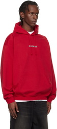 VETEMENTS Red 'Pornstar' Hoodie