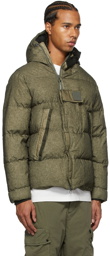 C.P. Company Grey & Green Down CO-Ted Coat