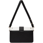 Versace Jeans Couture Black and White Couture 1 Buckle Bag