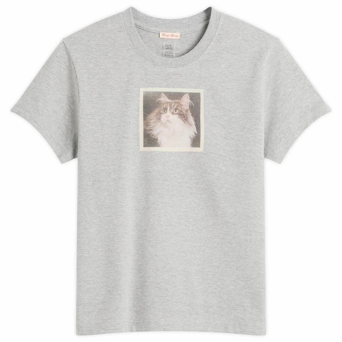 Fruity Booty Women's Cat T-Shirt in Grey