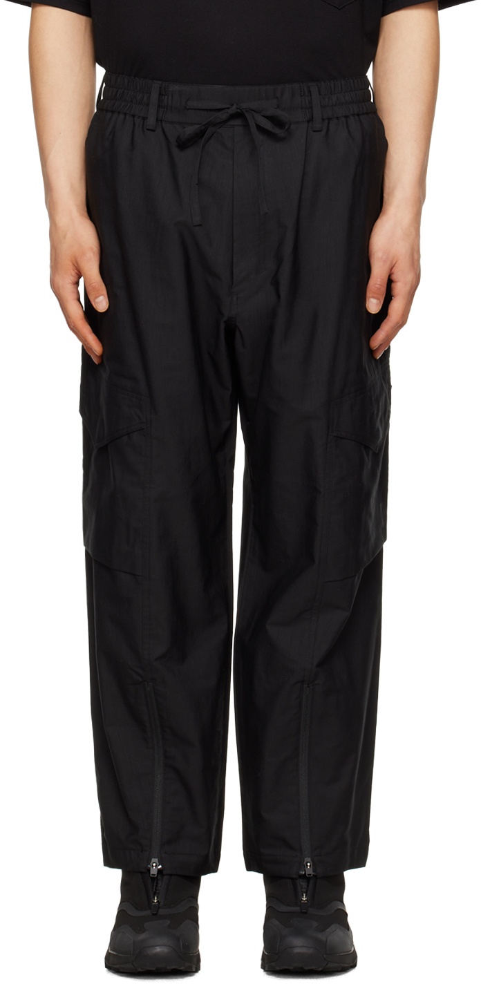 Y-3 Black Workwear Cargo Pants Y-3