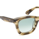 Lunetterie Générale Forever Young Sunglasses in Olive/Gold 