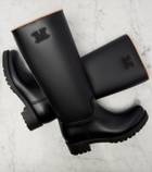 Max Mara Monogram rain boots