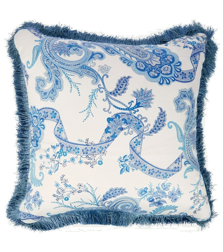 Photo: Etro - Paisley cotton cushion
