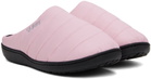 SUBU Pink Quilted Slippers