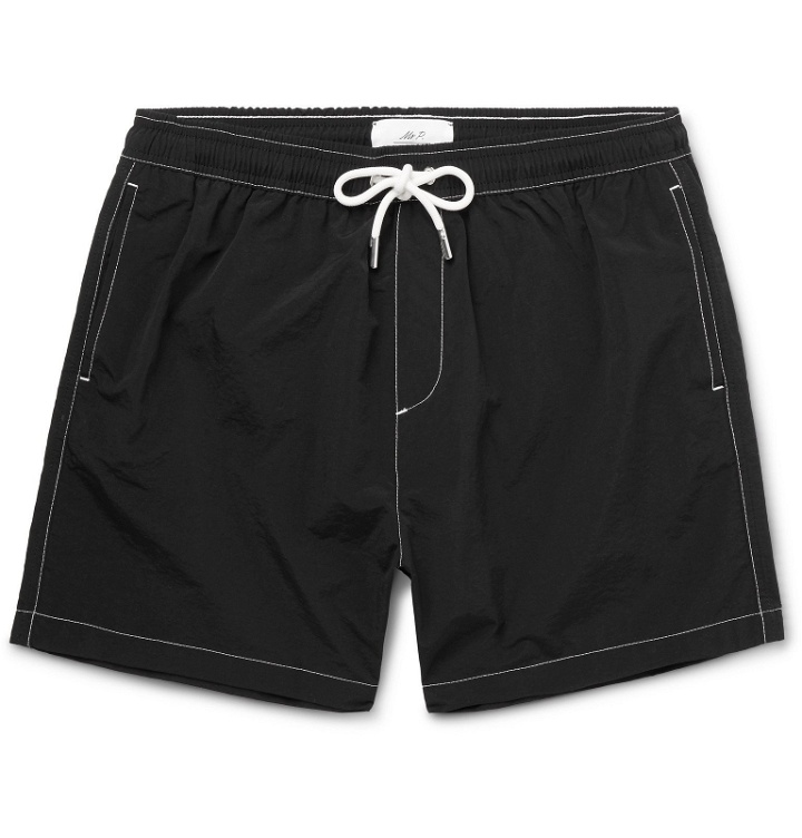Photo: Mr P. - Mid-Length Swim Shorts - Black