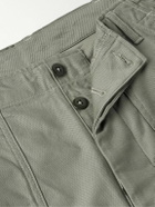 Kaptain Sunshine - Baker Straight-Leg Cotton Trousers - Green