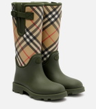 Burberry Marsh Burberry Check rain boots