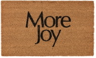 More Joy Brown & Black 'More Joy' Door Mat