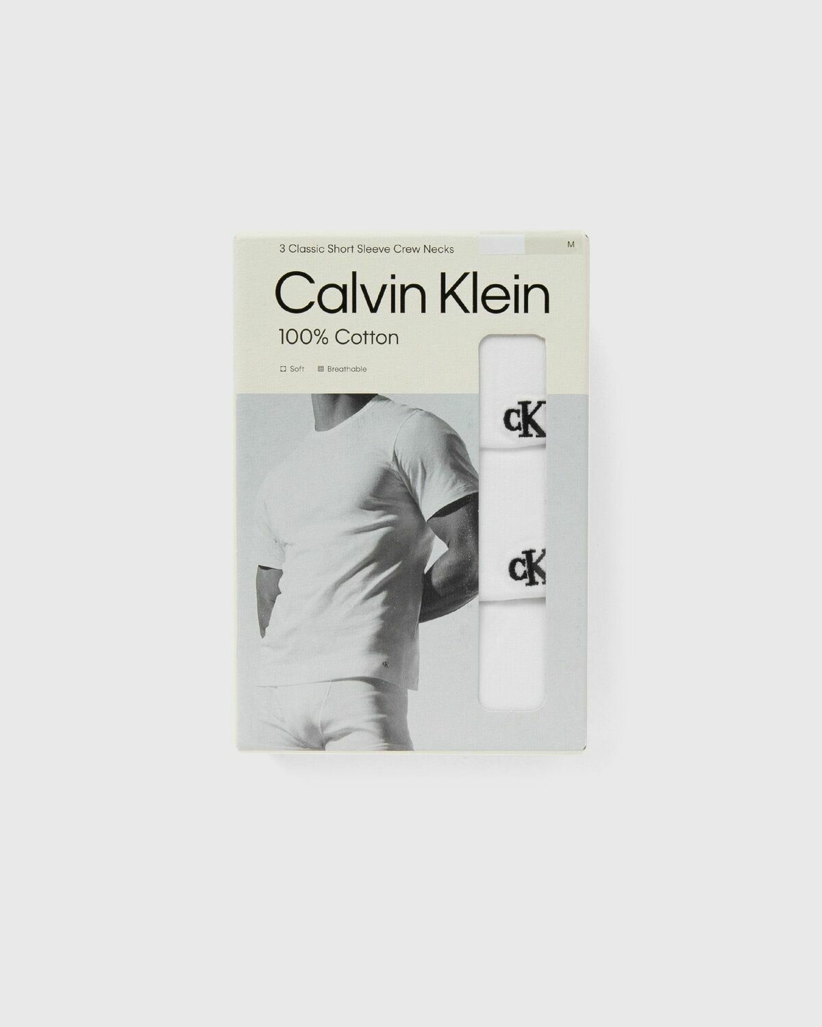 Calvin Klein Underwear S/S TEE COTTON 3-PACK White Mens Shortsleefe