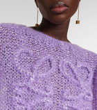 Loewe Anagram mohair-blend sweater
