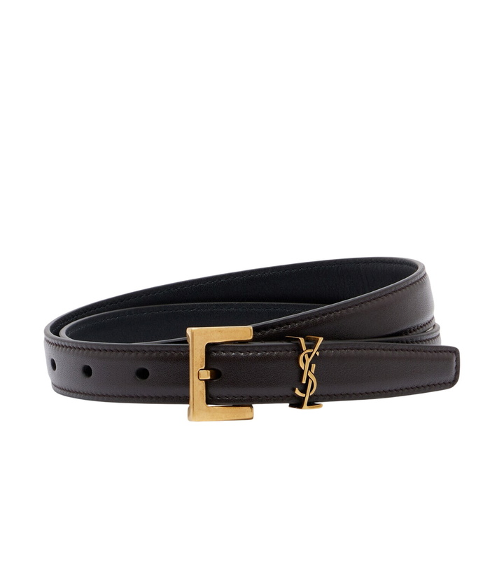 Photo: Saint Laurent Cassandre leather belt