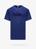 Alexander Mcqueen   T Shirt Blue   Mens