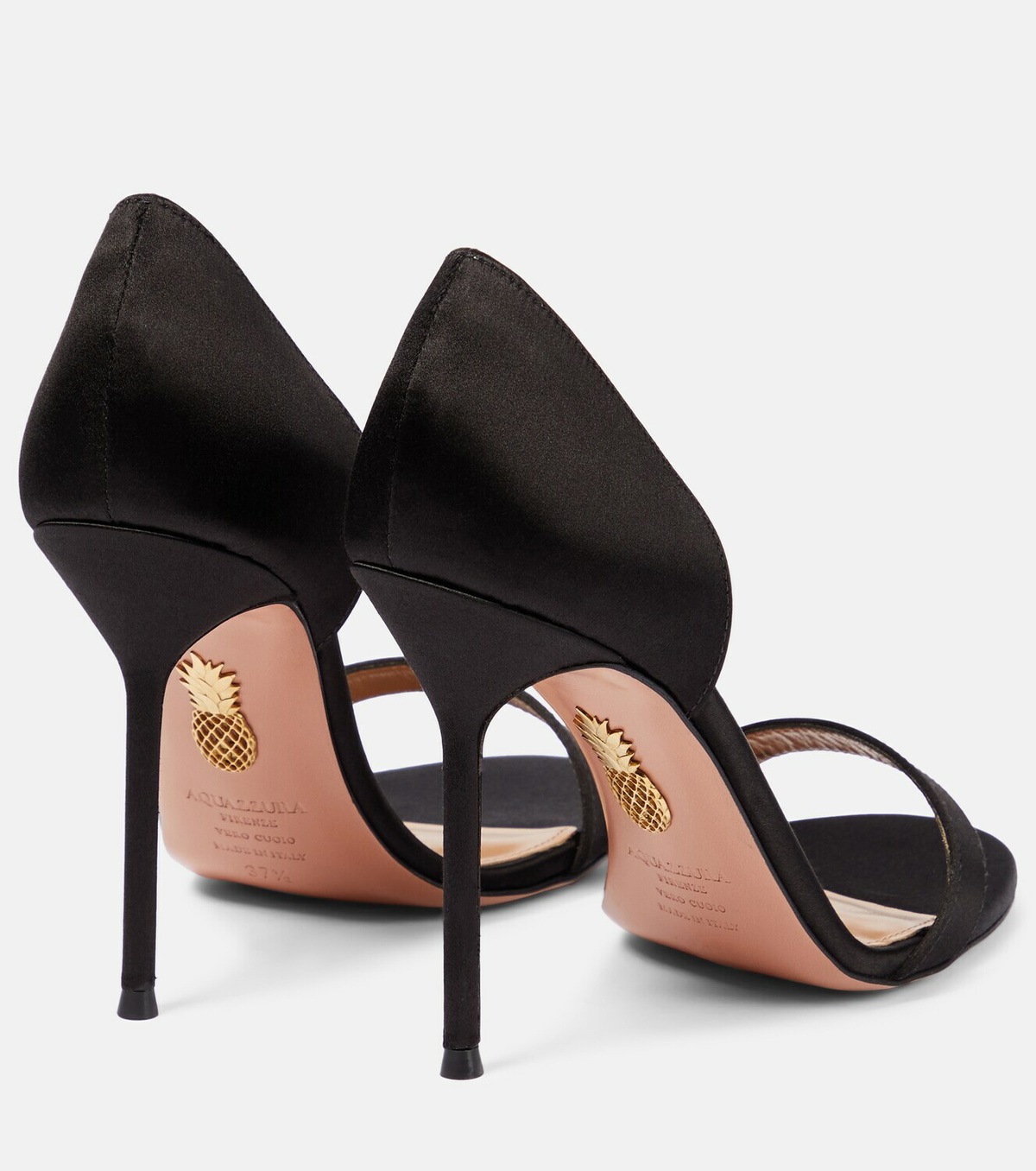 Aquazzura Uptown 105 satin sandals Aquazzura