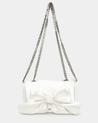 Steve Madden Bsaucer Bag in White Satin